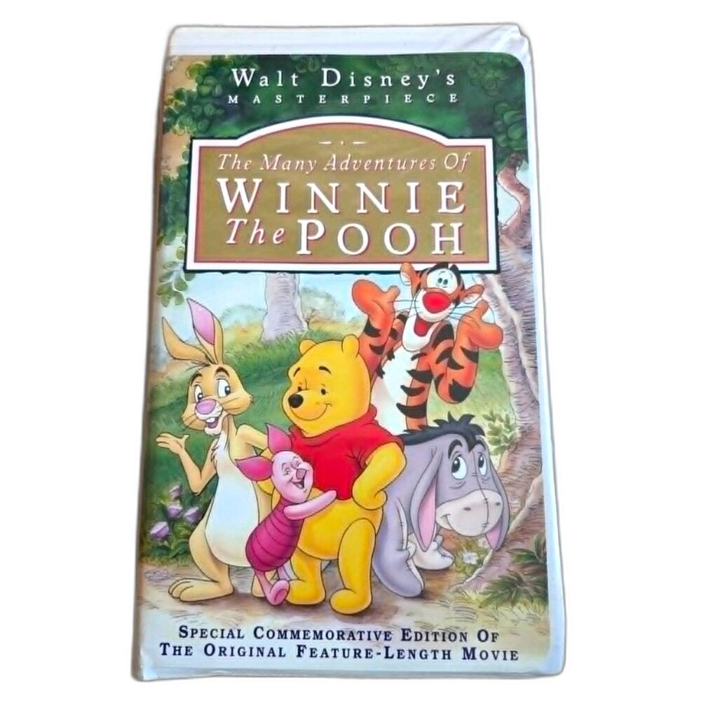 The Many Adventures of Winnie the Pooh 1977 VHS Disney Animated Classic